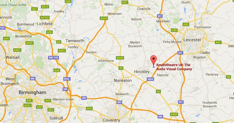 How to find Amphitheatre UK in the Midlands